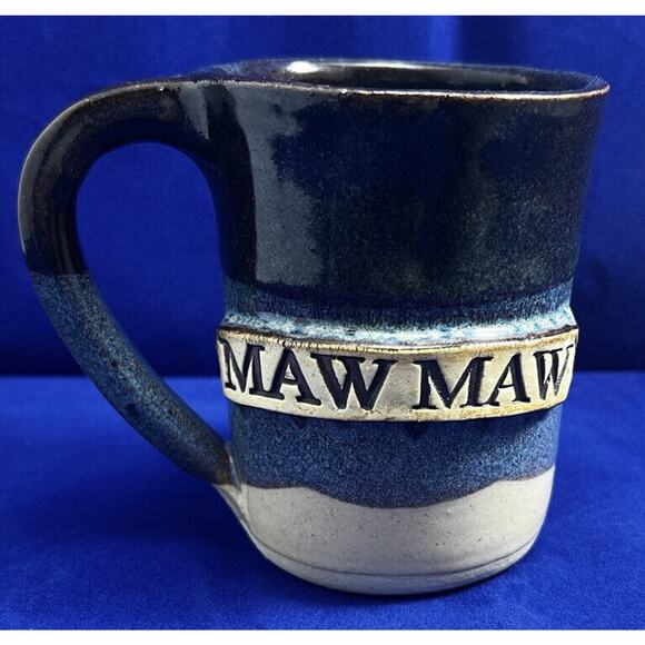 Stegall signed Art Pottery Stoneware Glazed Maw Maw Coffee Tea Mug*Used* - Picture 1 of 8